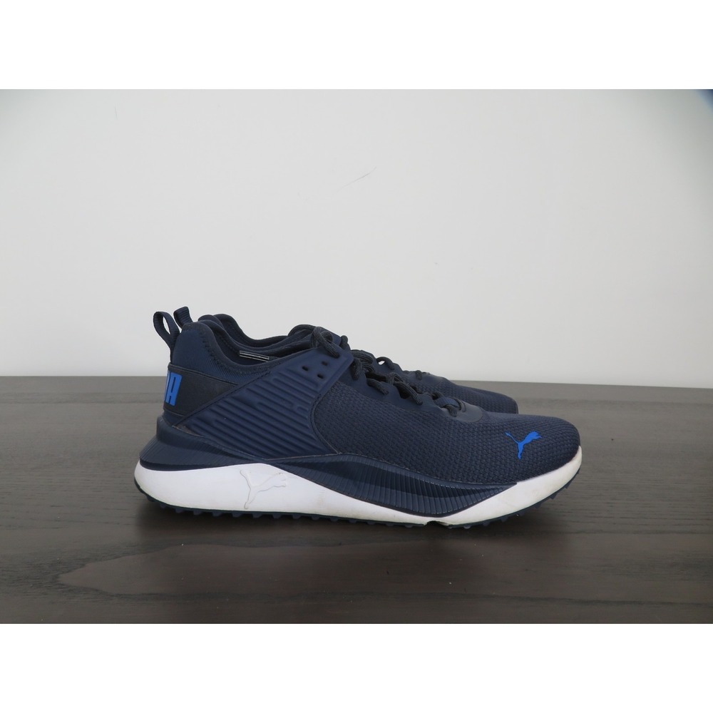 Puma PC Runner Shoes Mens 10 Blue Road Running Sneakers Mesh Athletic 392052-02